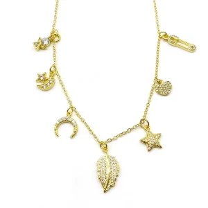 Gold Filled Accessories Charms Women Necklace Jewelry