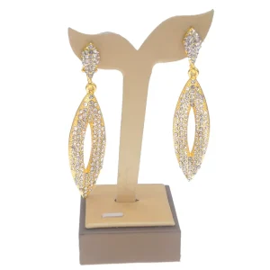 Gold Filled Big Earrings Pendant Silver Bead Earring Pendants Bridal Costume Accessories E005310
