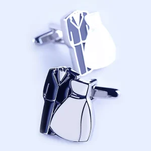 Guangdong Fashion Jewelry’s Wedding Cufflinks for Men Enamel Fashion Cufflinks for Engagement Party & Gift Ideas