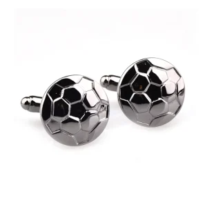 Gun Metal Football Club Novelty Cufflinks Custom Mens Suit Shirt Fashion Accessory Wedding Tuxedo Trendy Cufflinks