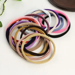 HZO 26003 Available Nylon Headbands Soft Stretchy DIY Hair Ties Elastic Hair Bands Hair Accessories 10 cm