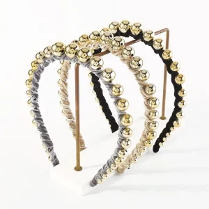 Hair Accessories Women Fashion Thin Beads Headbands Hair Hoop Hair Accessories for Girls