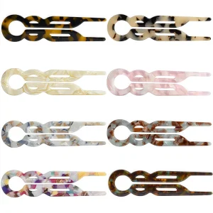 Hair Clips Cute Fashion Custom Logo Hair Pins Acetate Hairpins U Hairpin