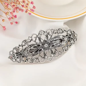 Hairpin Spring Clip Hair Ornament Diamond Hairpin on the Back of the Head Korean Version Simple Style Ponytail Clip