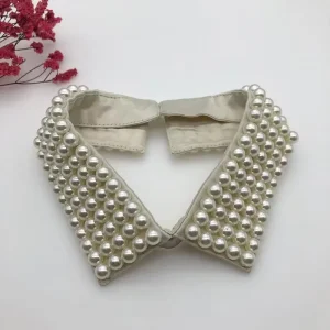 Half Shirt Classic Costume Jewelry Fashion Accesories Detachable Design Garment Trim Decoration Boutique Pearl Collar for Party
