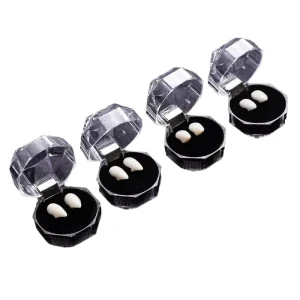 Halloween Dentures Masquerade Props Braces Hip Hop Resin Plastic Body Jewelry Geometric 1pcs Resin Zombie Tooth Braces opp Bag