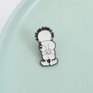 Handala Boy Enamel Pin Cartoon Barefoot Children Alloy Brooch Lapel Backpack Badge Fashion Jewelry Accessories Gift for Friends