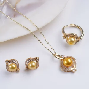 Handmade Latest Design Fashion Various Styles Freshwater Pearl Women Pearl Jewelry Set