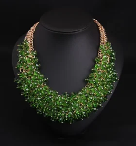 Handmade Luxury Fashion Crystal Glass Multi-layer Necklace for Women Fashion Jewelry