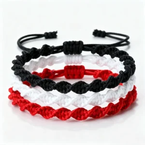 Handmade Twist Braided Bracelet Colorful Woven Adjustable Bracelet Woman Man Jewelry Party Gifts