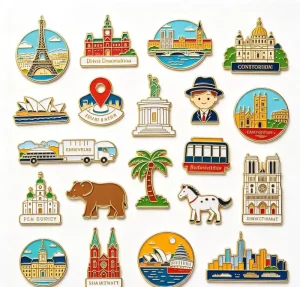 Hard Enamel Brooch Pin Badge Fashion Cartoon Pins Custom Gifts Souvenirs Badge Hard Soft Enamel Metal Lapel Pin
