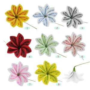 Hawaiian Hair Accessories Vacation Wedding Party Floral Foam Frangipani Flower Hair Clip