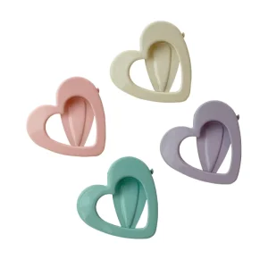Heart Shape Duck Clip Hairgrips Stylish Hair Clips for Women and Girls