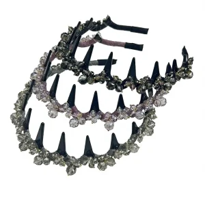 Heavy Duty Light Luxury Handmade Geometry Circular Design Hairband Original Girl Mori Style New Headband Hair Clip