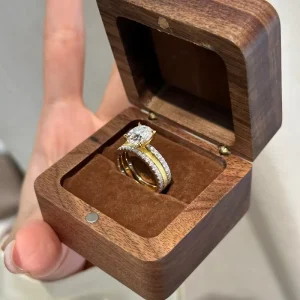 High End Exquisite Women’s Retro Three Layer Ring Set Diamond Studded New Style Individualistic Romantic Trendy Fashion Rings