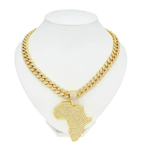 High Fashion Cuban Chain Dubai Gold Style for Wedding Party African Women Accessories