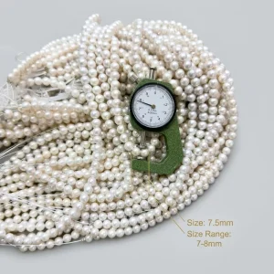 High Luster Edison Pearl AAAAA Grade White Power Necklace Elegant Fashion Jewelry for Women Party Gift