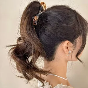 High Ponytail Special Hair Claw Clips Women Korean Non Slip Resin ELEGANT Handmade Hair Accessories