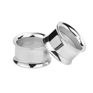 High-Quality 316L Surgical Stainless Steel Punk Style Ear Gauges Unisex Jewelry