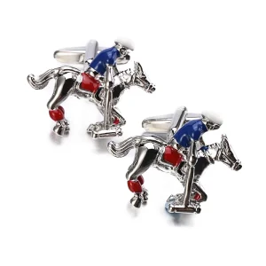 High Quality Brass Cufflinks Animal Horse Design for Men’s Wedding Engagement Gift Fashion Jewelry
