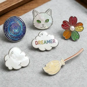 High Quality Cartoon One Piece Metal Hard Enamel Badge Fashion Jersey Decoration Brooch Lapel Pins for Clothes