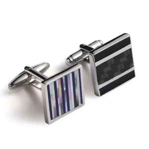High Quality Cufflink Custom Newest Men Metal Blank Square Cuff Links Cufflinks