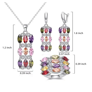 High Quality Custom Jewelry Jewelry Sets Stainless Steel Set Silver
