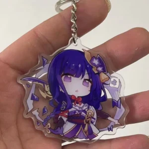 High Quality Digital Photo Cartoon Transparent Custom Logo Printed Anime Charms Acrylic Key Chain Fashion Trend Made in China