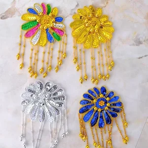 High Quality Folk Dance Headdress Sequined Beaded Dance Costume Accessories Fashion Accessory