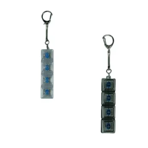 High Quality Handmade Keycap Keychain Resin Artisan Keyring Durable Lightweight Accessories for Custom Mechanical Keyboard