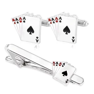 High Quality Men’s French Shirt Cufflinks Pistol Design Playing Cards Bullets Dice Fashionable Brass Material Wedding Gift
