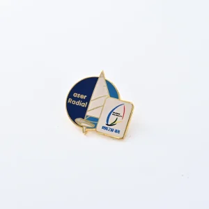 High Quality Soft Enamel Metal Badge Custom Engraved Brooch for Institutional Identity Recognition