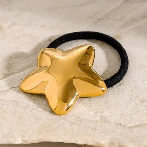 High Quality Waterproof Women Stainless Steel Hair Accessories Cute Five Pointed Star Women Hair Accessories