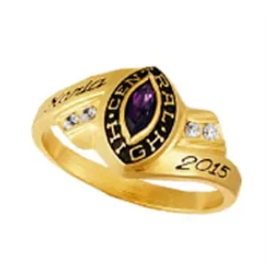 High School Custom Jewellery Manufacturers For Women Sports Championship Ring Design Class Graduation Rings Jewelry