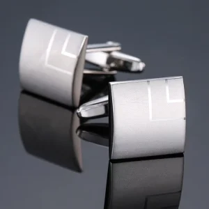 High quality Copper Material Laser Metal Cufflinks Fashion Men’s French Shirt Cuffs Buckle Cuff Link Decoration