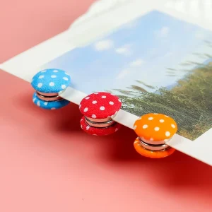 Hijab Magnets Strong Magnet Muslim Women’s Polka Dot Cute Scarf Buckle Headscarf Dual-use Fashion Brooch Handmade Four All