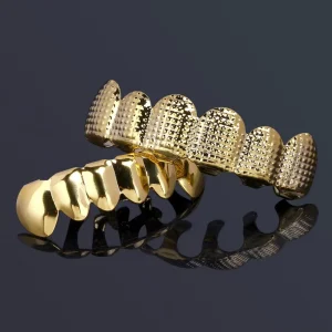 Hip Hop Accessory Braces with Concave Convex Grid Texture Fashionable and Creative Personality Hip hop Braces