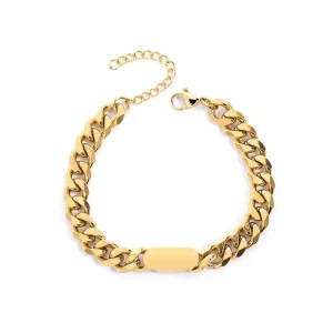 Hip Hop Jewelry Fashion Men’s Bracelet Stainless Steel Bangle Bracelet