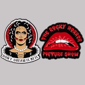 Horror Enamel Plated 3D Pin Brooch for Badge Backpack Clothing Accessories