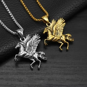 Horse Decoration Non Tarnish Jewelry Stainless Steel Waterproof Necklaces Fashion Meaning Pendants for Men ALN26031794