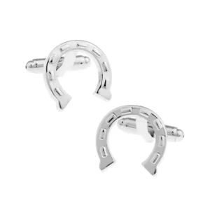 Horseshoe Shape Novelty Cufflinks Custom Mens Suit Shirt Fashion Accessory Wedding Tuxedo Trendy Jewelry Gift Set