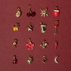 Hot Popular DIY Charm Stainless Steel 18K Gold Charm Pendants for Women Girls Jewelry Accessories Gifts