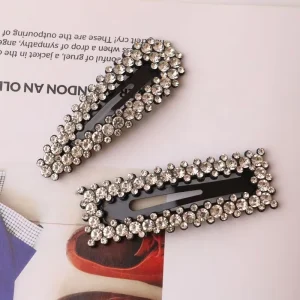 Hot Selling Beautiful Women Girls Hair Accessories Bling Rhinestones Hair Clips