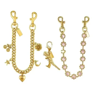 Hot Selling Cherry Flower love Fashion Charm Bag Chain Niche Design Bag Pendant Accessories