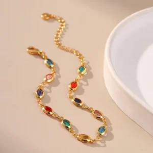 Hot Selling Fashionable Accessories Versatile Creative Heart Bracelet for Women INS Style Hand Jewelry