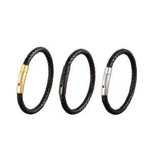 Hot Selling Stainless Steel Charm Bracelets Bangles Braided Personality ZIRCON Classic Anniversary Fashion Jewelry