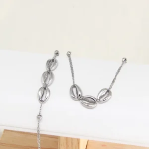 Hot Selling Stainless Steel Set Three Crocodiles Fashion Jewelry for Women Hypoallergenic Customization Waterproof