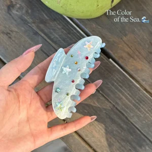Hot Selling Star Butterfly Dopamine Acetic Acid Grab Large Shark Claw Clip