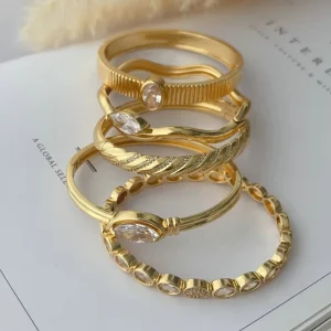 Hot Selling in Europe & America Multi Style Zircon Bangles Fashion Stackable Women Fashion Bracelets