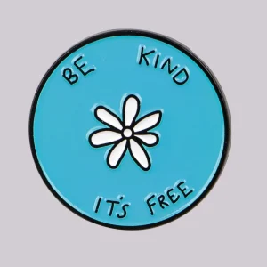 Inspirational Flower Enamel Pin Cute Brooch Pines Lapel Pins Badge on Backpack Clothing Accessories Fashion Jewelry Friends Gift